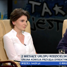 Monika Rosa była gościem programu „Tak jest” (TVN24)