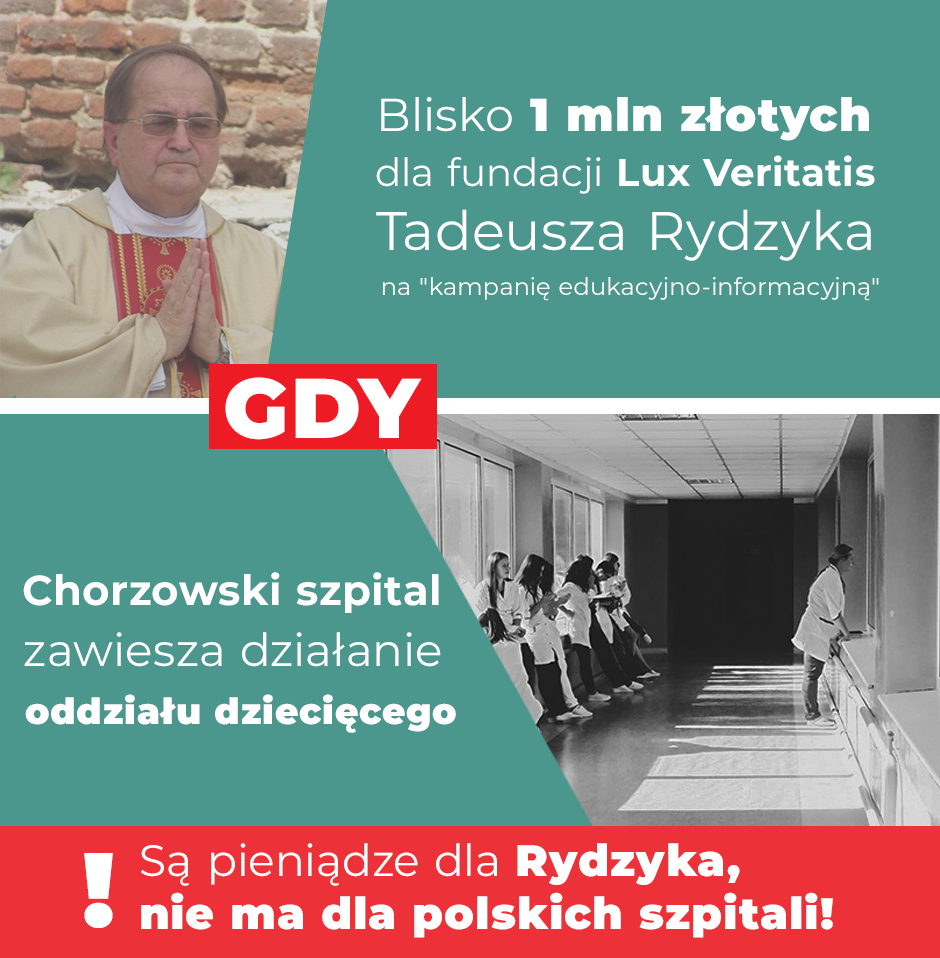 Są pieniądze dla Rydzyka, nie ma dla polskich szpitali! | Monika Rosa