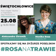 #RosaNaTrawie w Świętochłowicach – dyżur poselski