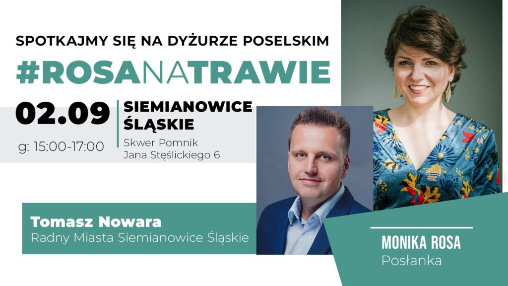 #RosaNaTrawie w Siemianowicach Śląskich | Monika Rosa