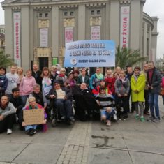 Protest matek osób z niepełnosprawnościami, Chorzów, Katowice