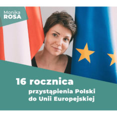 16 rocznica przystąpienia Polski do Unii Europejskiej