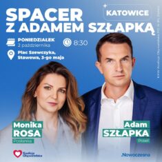 Katowice: Spacer z Adamem Szłapką
