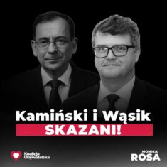 Mariusz Kamiński i Maciej Wąsik skazani!