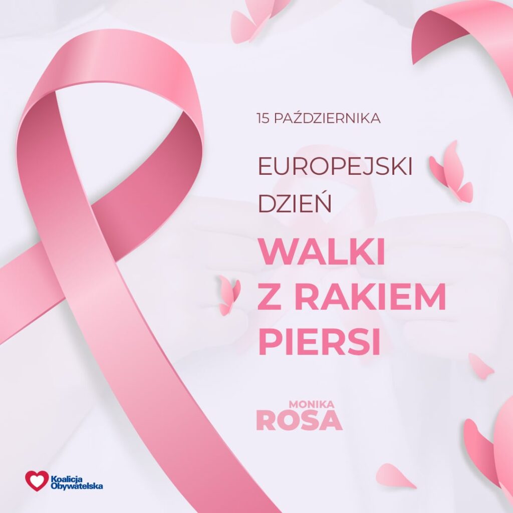 Dziś Europejski Dzień Walki z Rakiem Piersi.