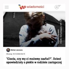 Dzieci opowiedziały o piekle w rodzinie zastępczej