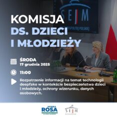 DIM: Zwiększenie ochrony małoletnich w przestrzeni cyfrowej [zapowiedź]